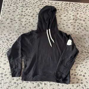 Moncler womens black hoodie size L